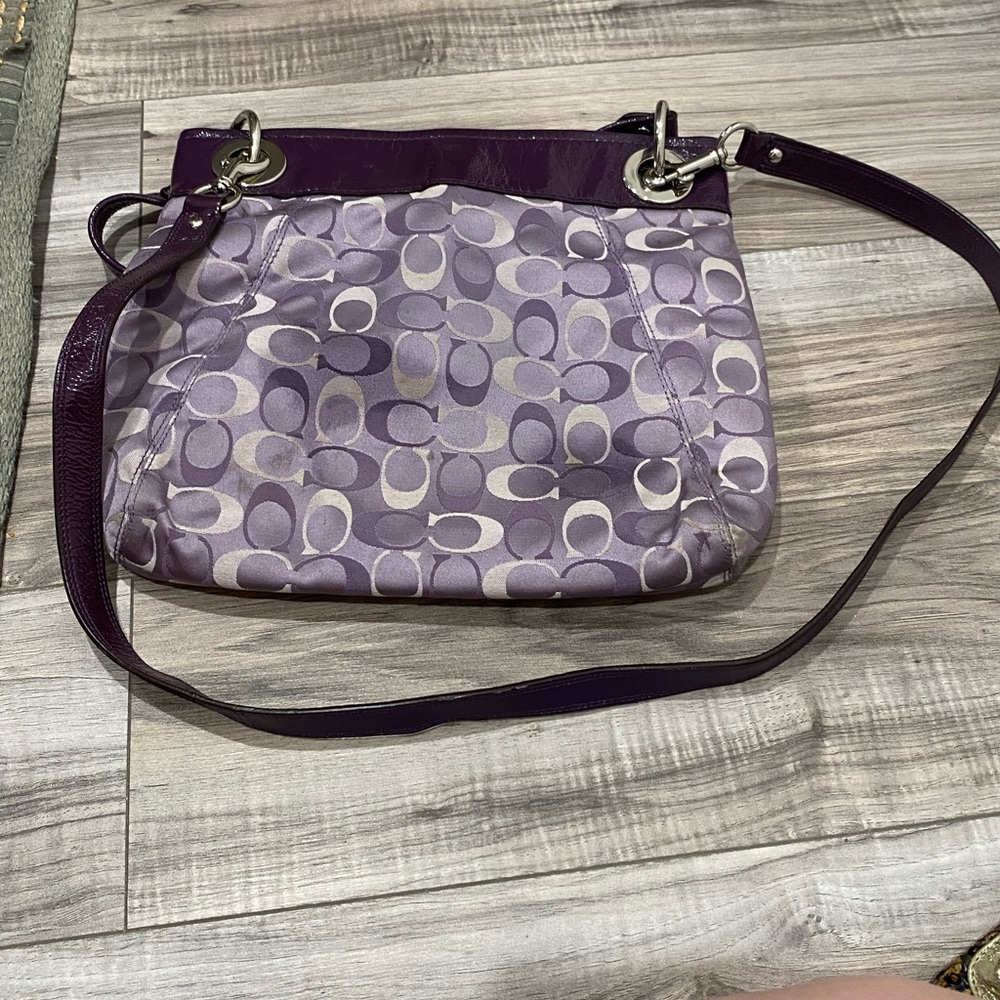 Purple Coach Crossbody - Picture 8 of 9